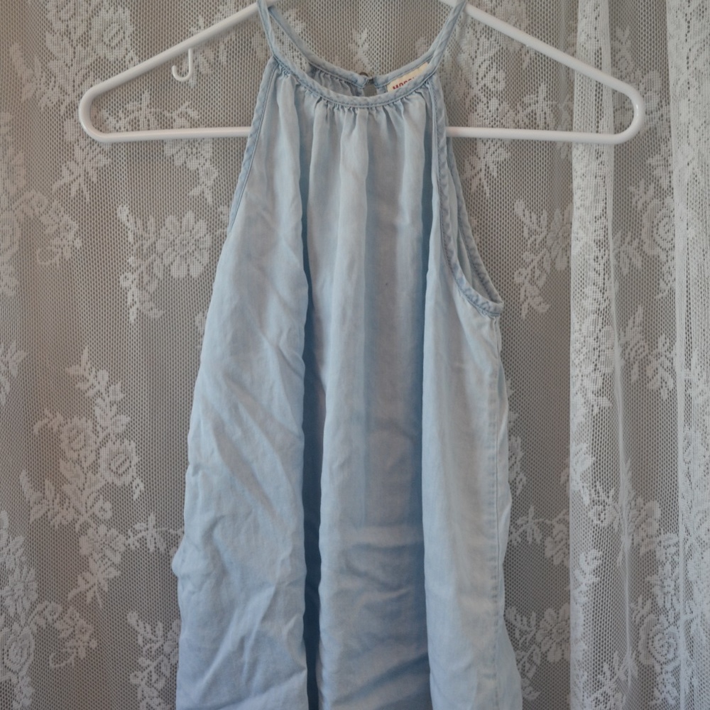 Jean colored tank top